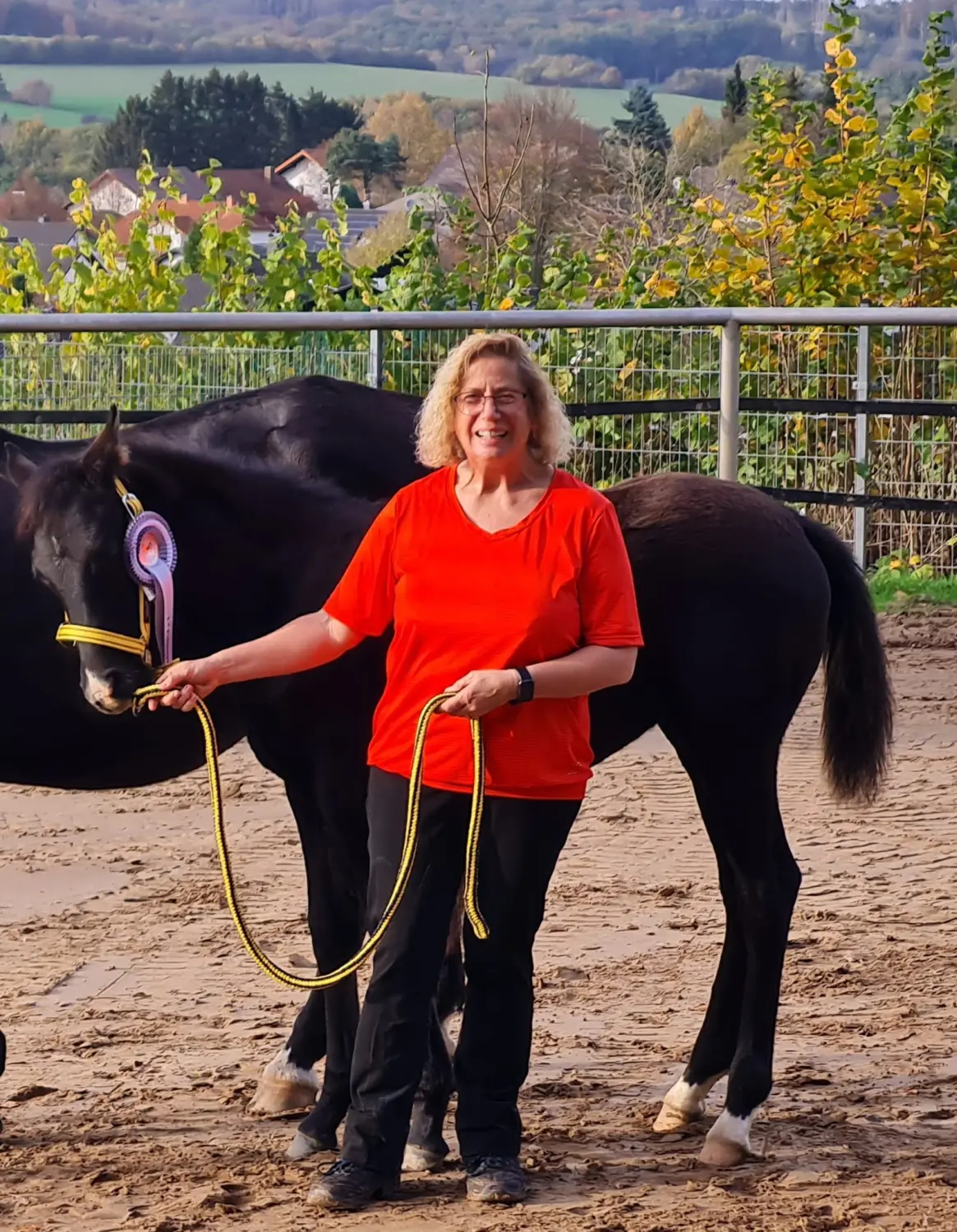 Frauen mit Easter Star Pferd von Heidehof